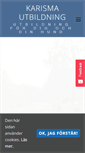 Mobile Screenshot of karisma-utbildning.se